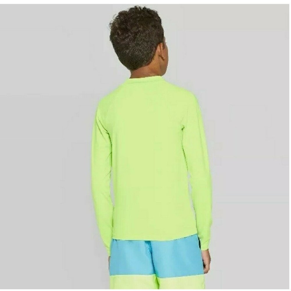 Boys Long Sleeve Rash Guard Swim Shirt - Picture 2 of 3